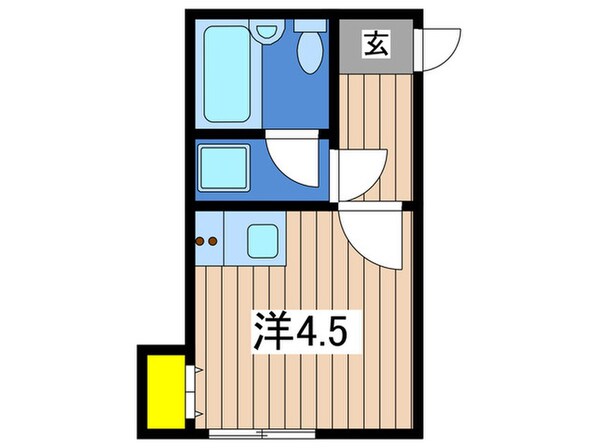 サンステージ蒔田A棟の物件間取画像